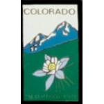 COLORADO WITH COLUMBINE PIN